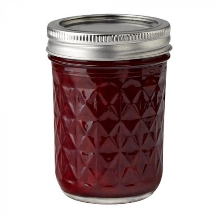 BALL 8OZ QUILTED CRYSTAL JELLY Mason Jars