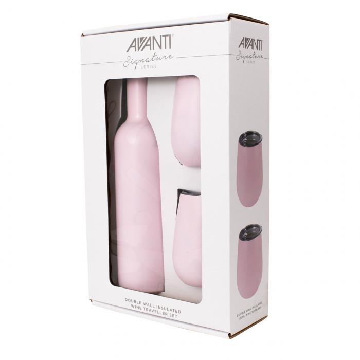 Double Wall Insulated Wine Traveller Set AVANTI