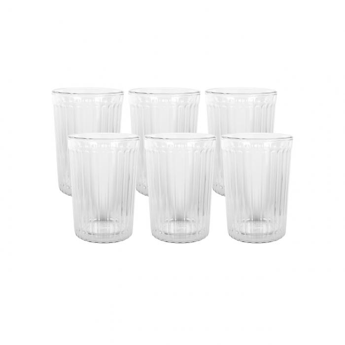 Rigato Double Wall Glasses Set of 6 - 250ml AVANTI