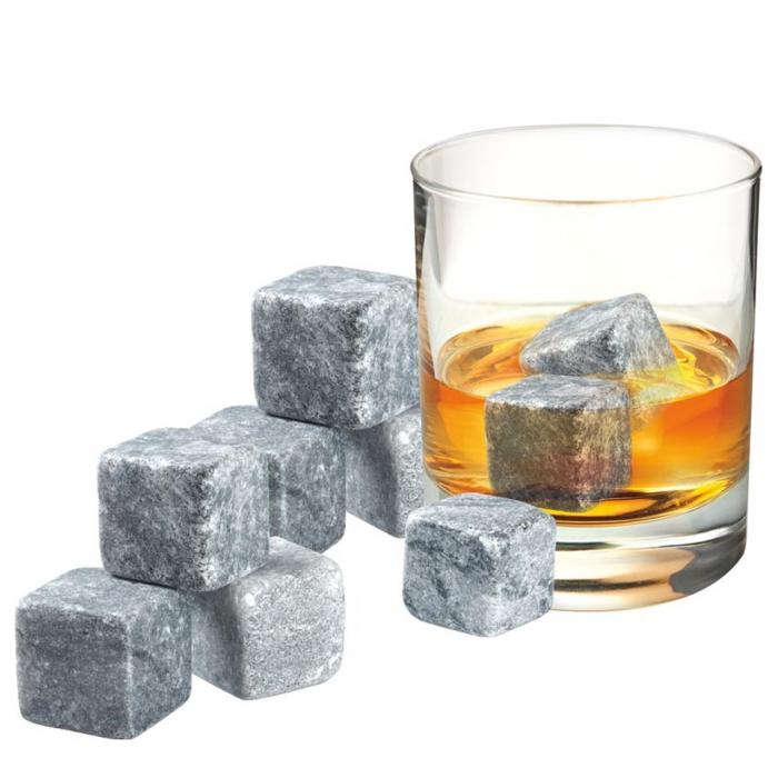 Whisky Rocks Set With Velvet Pouch Magnetic Gift Box - Set of 9 AVANTI