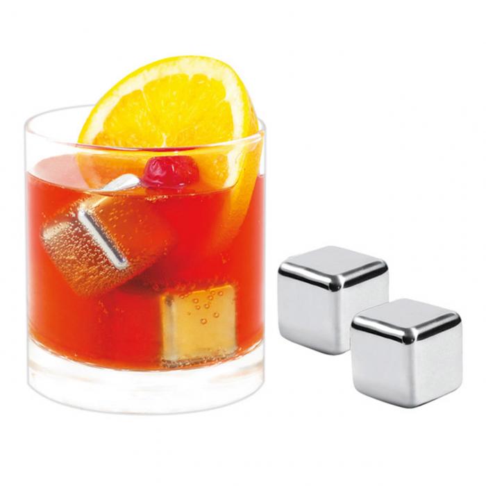 Ice Cubes With Velvet Pouch and Box in Magnetic Gift  Box - Set of 4 AVANTI