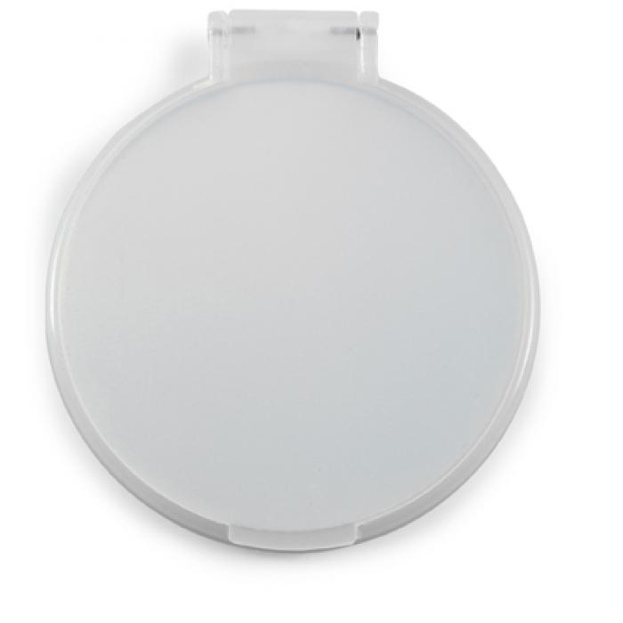 Round Plastic Single Pocket Mirror