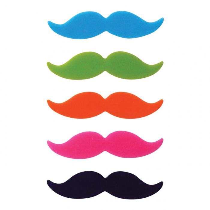 Moustache Glass Markers Set of 8  AVANTI