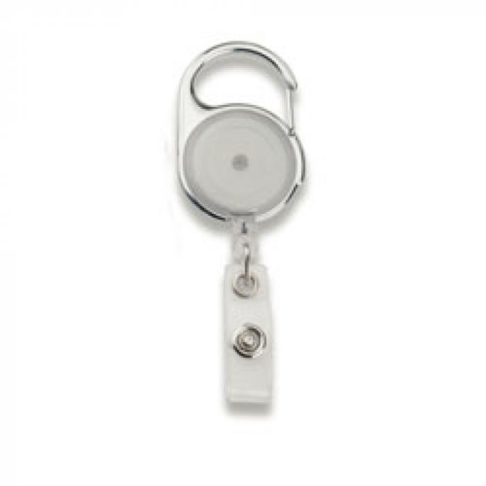 Transparent Retractable Badge Holder With Hook