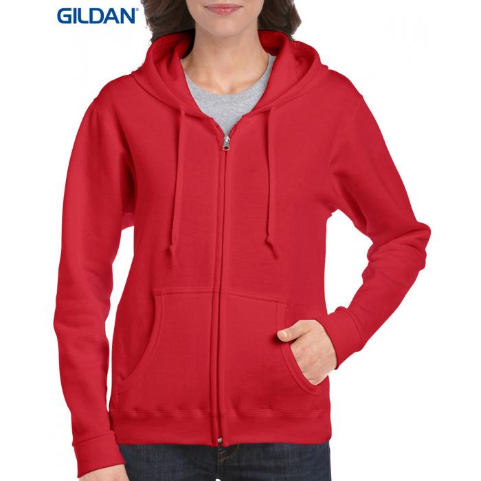 Gildan Heavy Blend Ladies' Full Zip Hooded Sweatshirt