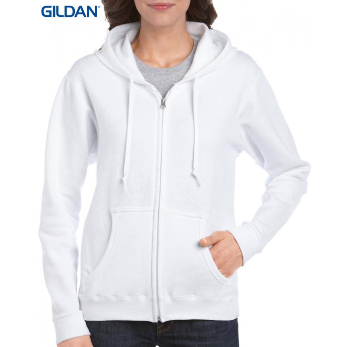 Gildan Heavy Blend Ladies' Full Zip Hooded Sweatshirt