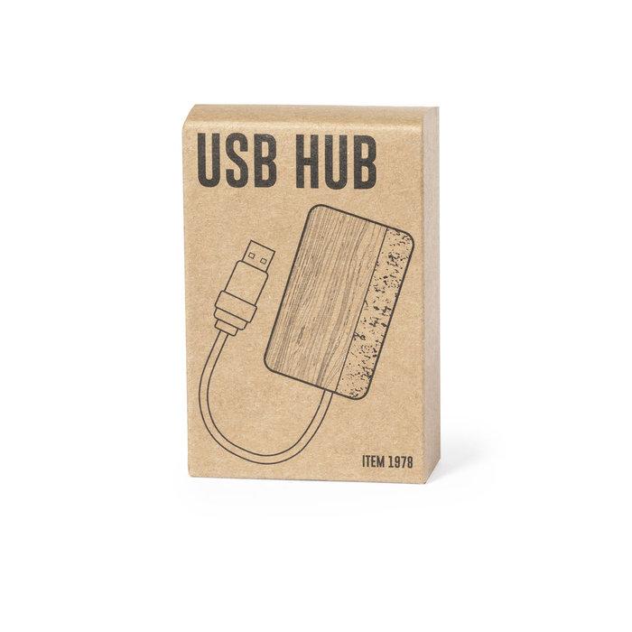 Layais Marble/Bamboo USB Hub