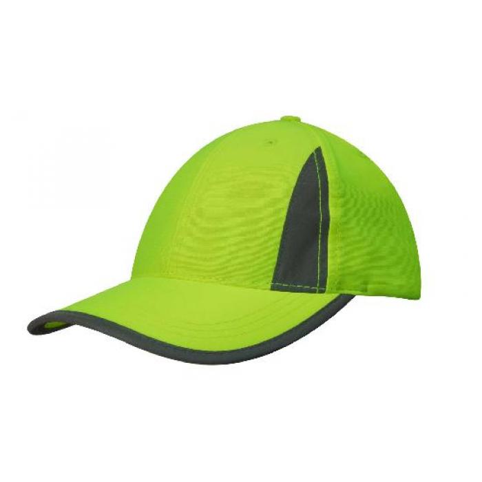 Hi Vis Safety Cap with Reflective Inserts and Trim