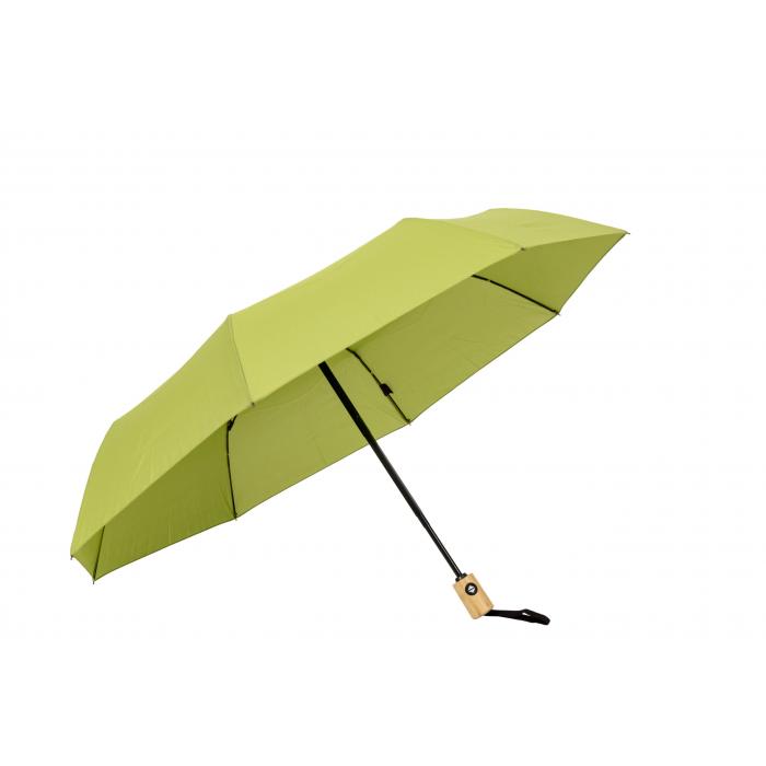 Sage 98 Recycled RPET Umbrella With Bamboo Handle