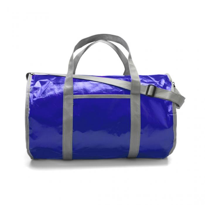 Sports Bag Made From A Plastic Laminated Material Includes Carry Strap