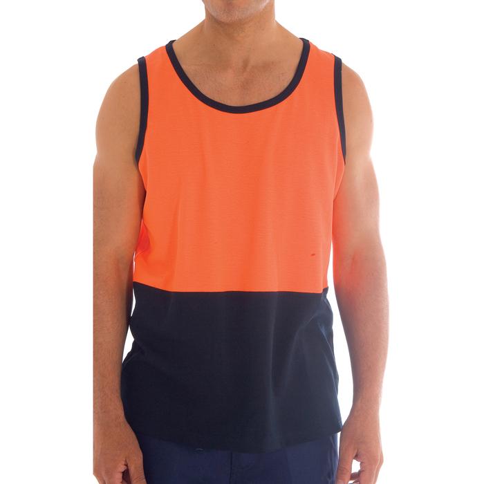 Cotton Back Two Tone Singlet