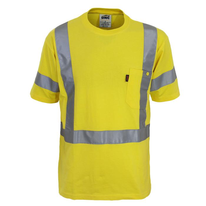 Hi-Vis Cotton Taped Tee Short Sleeve