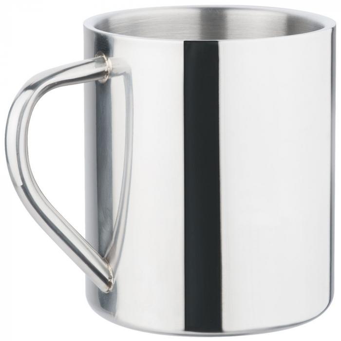 The Range Polished Stainless Steel Mug 450ml