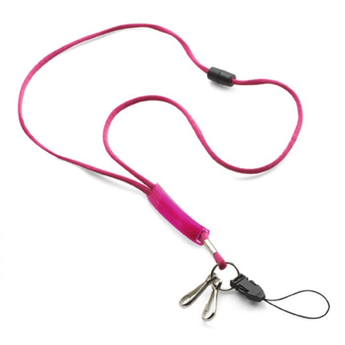 Polyester Lanyard With A Matching PVC Badge