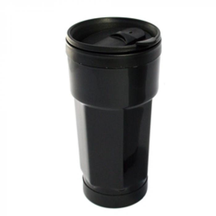 Blakc 300Ml Plastic Thermo Mug