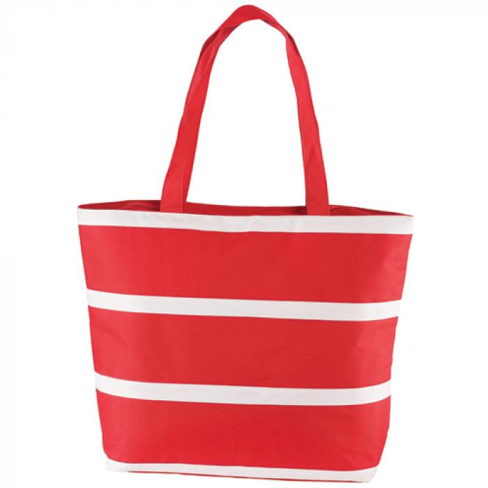 Insulated Cooler Bag - Red And White