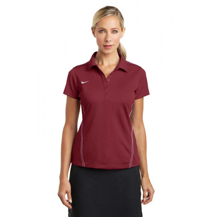 Nike Ladies Dri-FIT Sport Swoosh Pique Polo