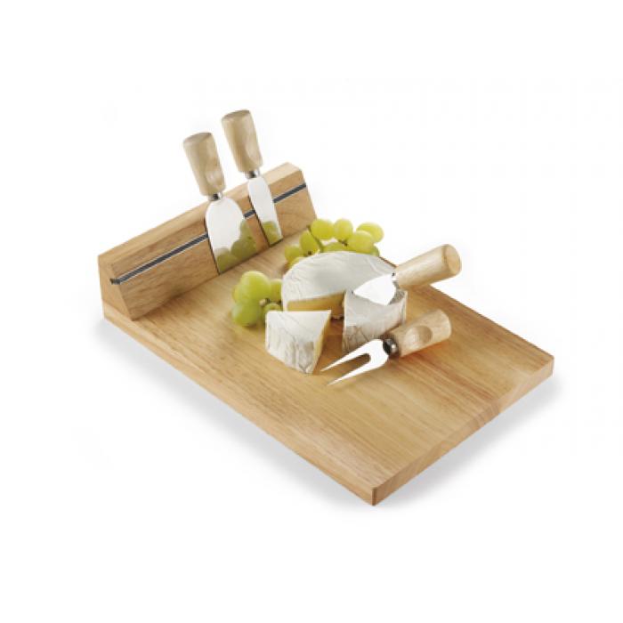 Wooden Cheeseboard With Magnetic Tape Strip