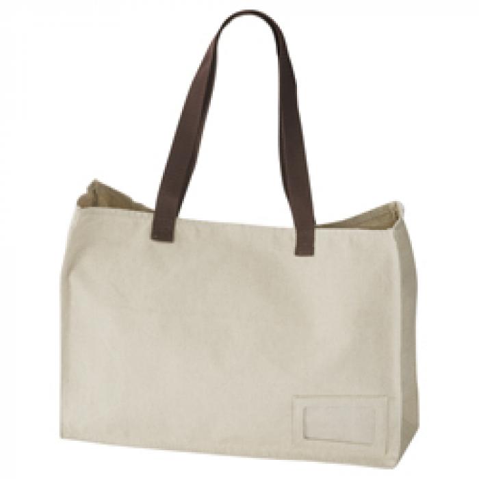 Jute Tote Bag With Id Tag