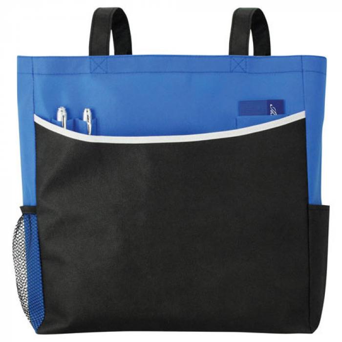 Conference Tote Bag - Blue And Black