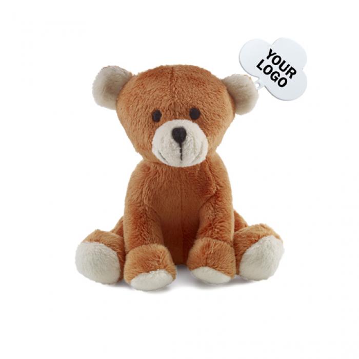 Soft Toy Bear Includes Tag For Printing Purposes