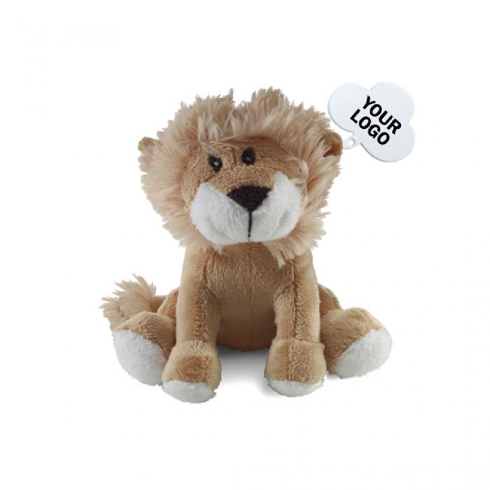 Soft Toy Lion Includes Tag For Printing Purposes