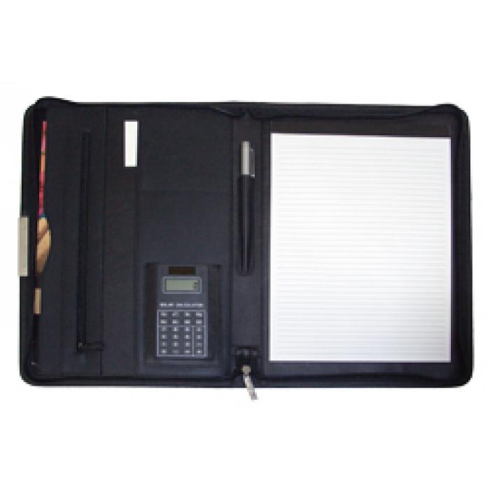 Black Portfolio With Solar Calculator
