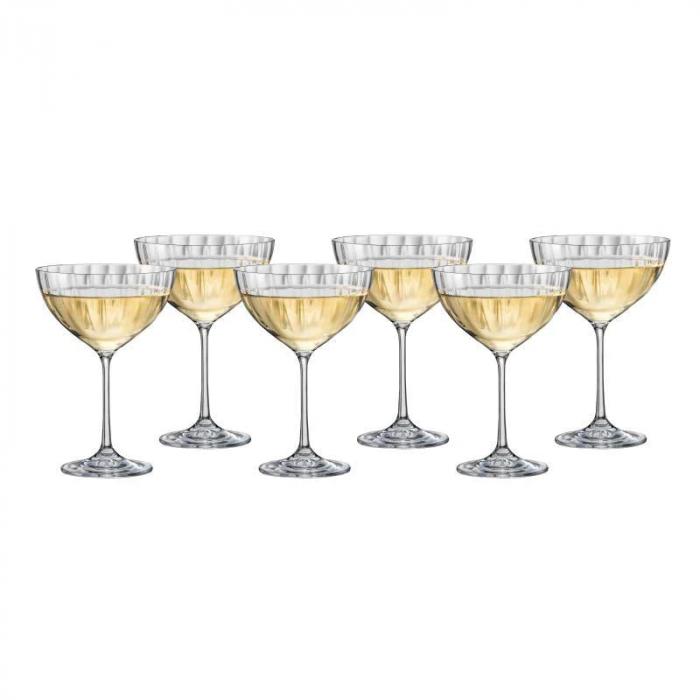 Waterfall Cocktail Saucer Set of 6