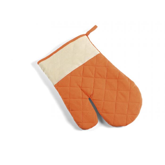 Cotton Single Oven Mitten With A Panel For Printing