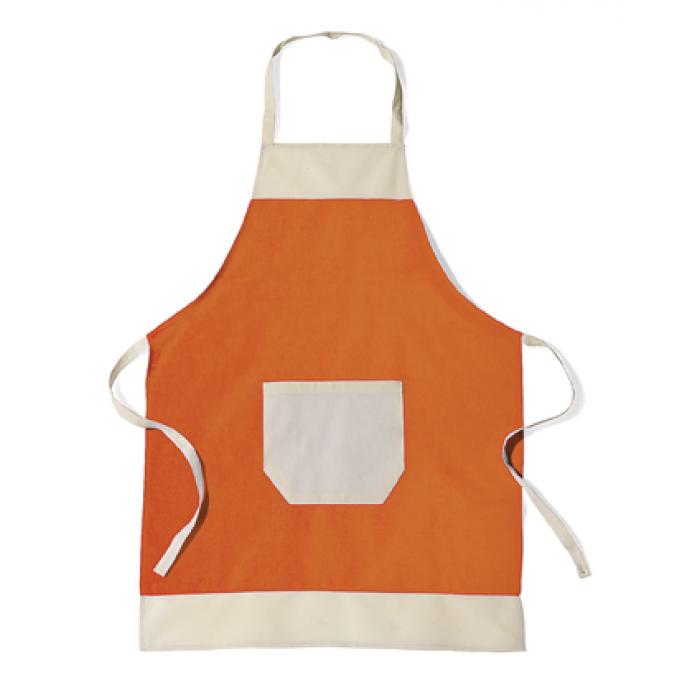 Cotton Apron With Front Pocket 145g/m2