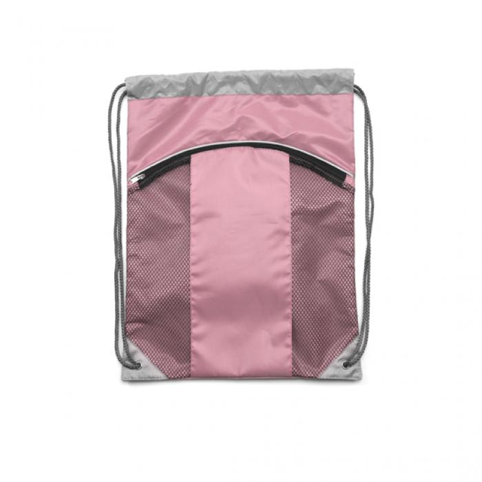 Drawstring Rucksack With A Large Front Zipped Pocket