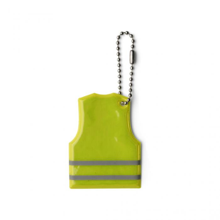 Vest Shaped Reflective Plastic Key Holder