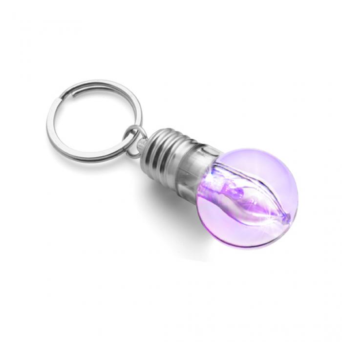 Light Bulb Key Holder With Multicolour Changing Lights