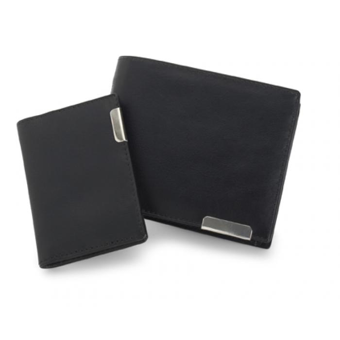 Charles Dickens Bonded Leather Wallet Set