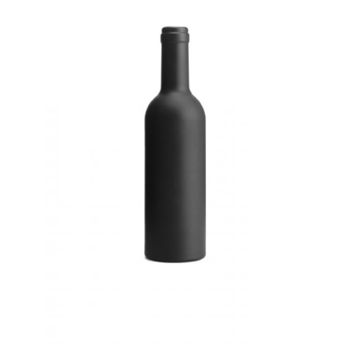 Black Rubberized Bottle