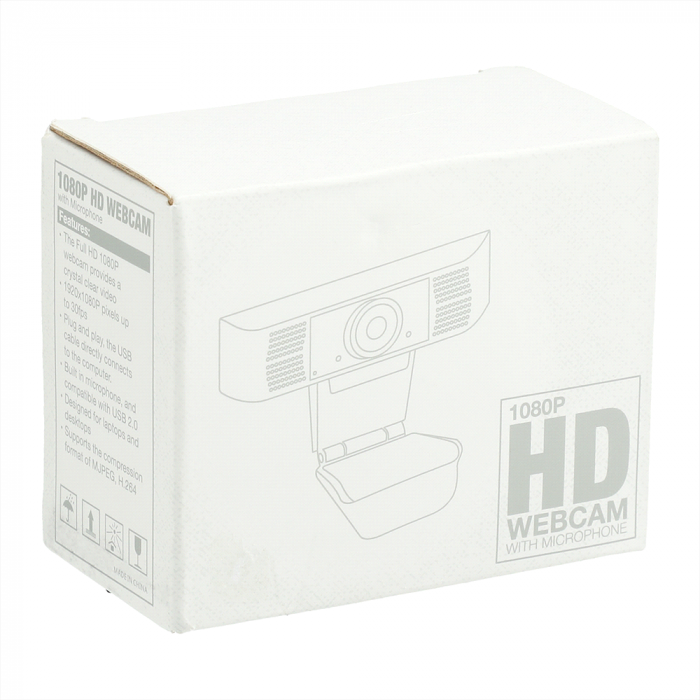 Bullet 1080P HD Webcam with Microphone