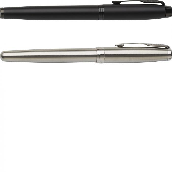 Parker IM brass and chrome rollerball pen