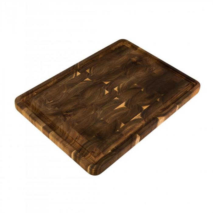 End Grain Cutting Board with Juice Groove