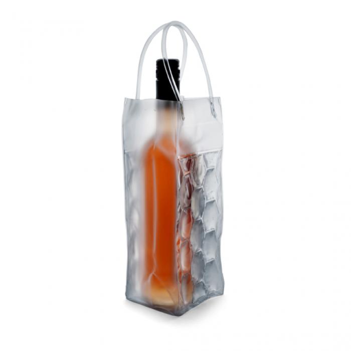 Pvc Transparent Cooler Bag With Silicon Gel Filled Panels 