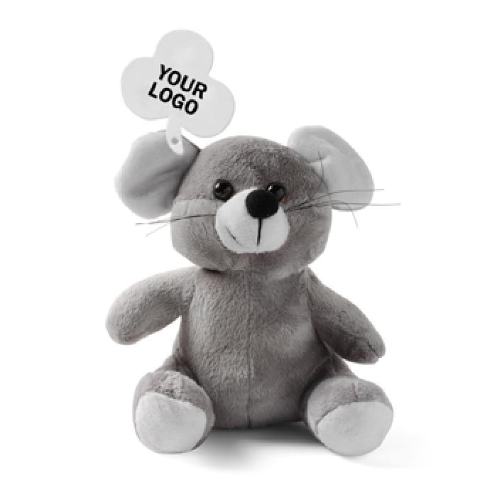 20Cm Soft Toy Mouse Plush Material With Tag For Printing 