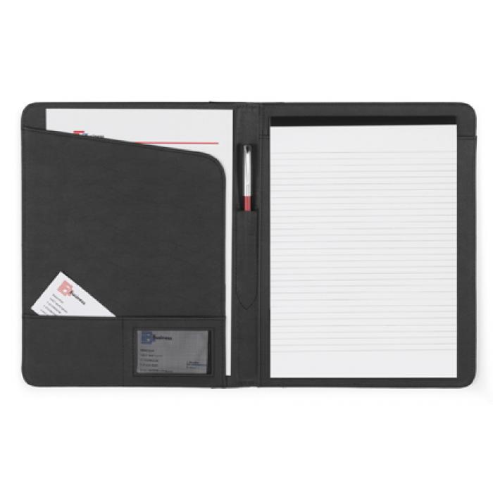A4 Black Leather Folder
