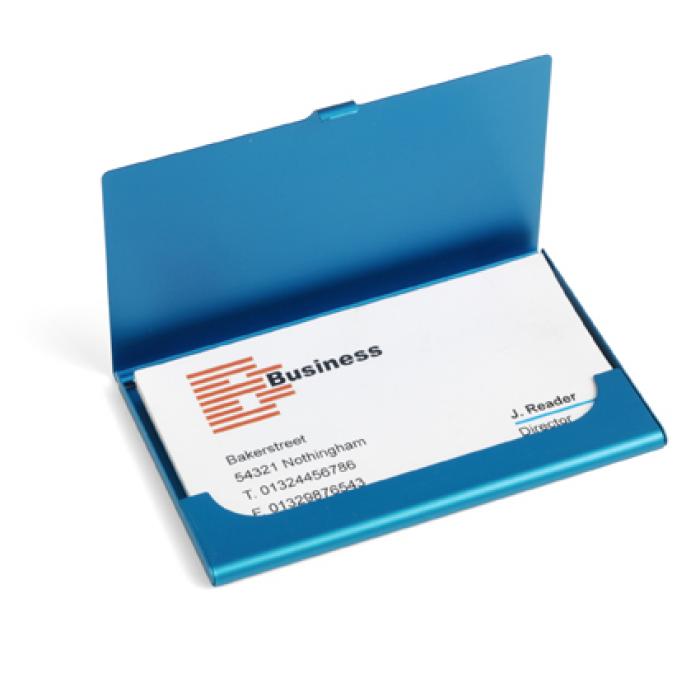 Aluminium Business Card Holder In Metallic Colours