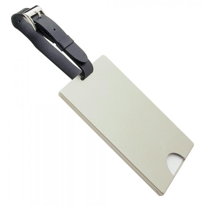 Covered Luggage Tag - Metal