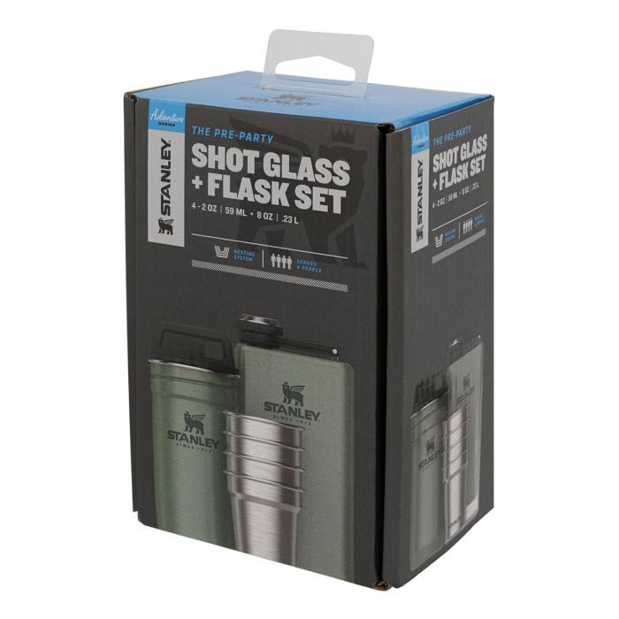 Shot + Flask Gift Set