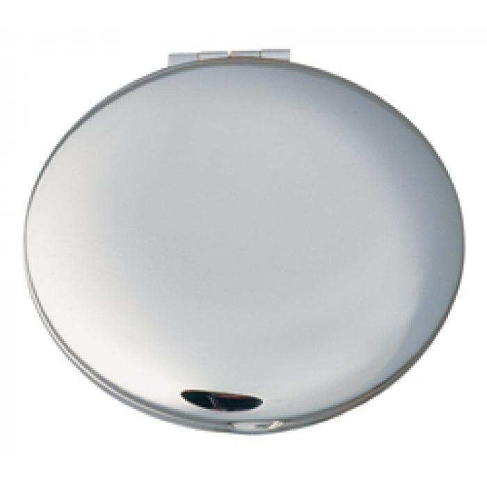 Polished Nikel Finish Mirror With Pouch