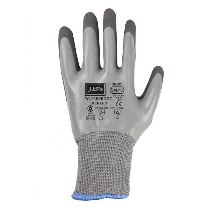 JB's W/Proof Latex Coat Freezer Glove 5Pk