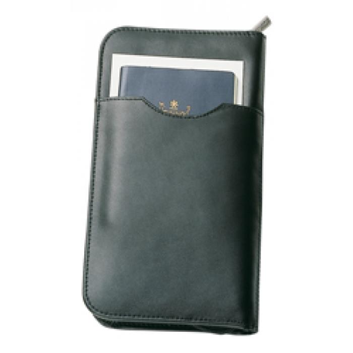 Leather Travel Document Pouch