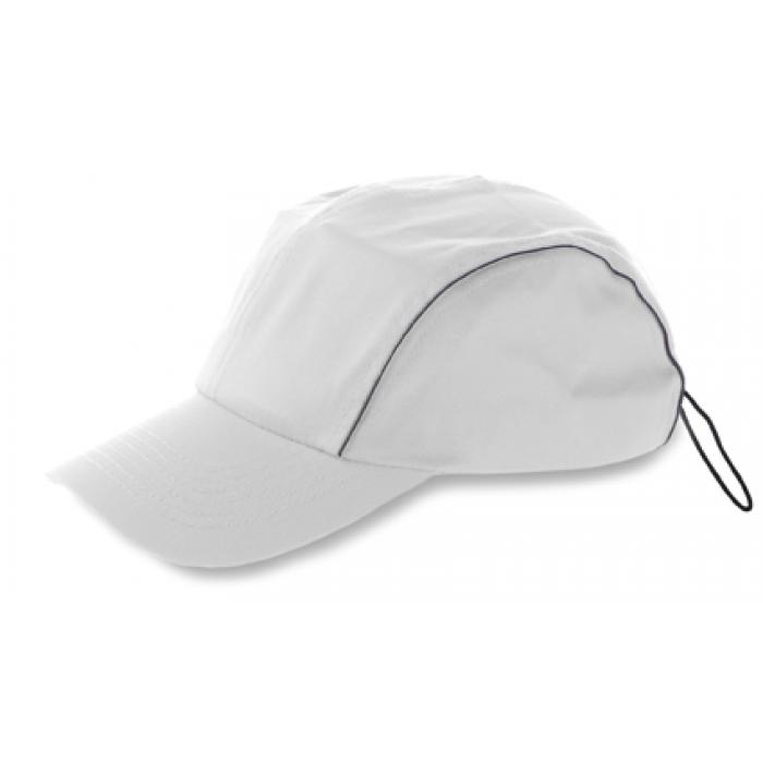 Four Panel 100% Cotton Twill Cap With Reflective Strips 