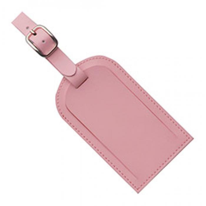 Covered Luggage Tag - Pink