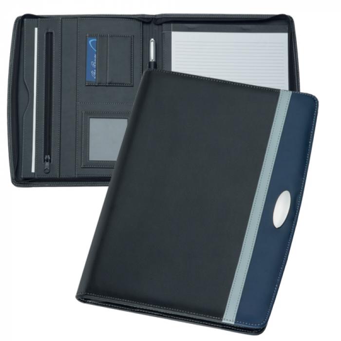 Two-Tone Compendium With Multi-Pockets